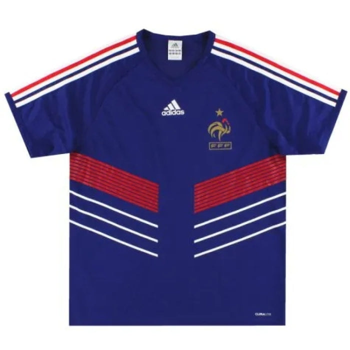 France 2010-11 Home Shirt (Basic) (L) (Mint)