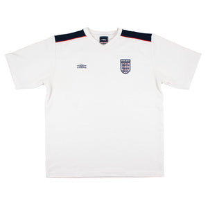 England 1999-2001 Umbro Training Shirt (L) (Gerrard 16) (Excellent)_2