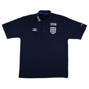 England 1997-1999 Umbro Polo Shirt (XL) (Excellent)_0