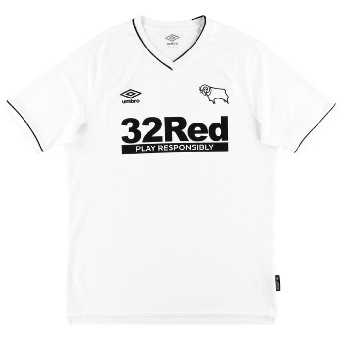 Derby County 2020-21 Home Shirt (S) (Excellent)