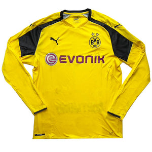 Borussia Dortmund 2016-17 Long Sleeve European Home Shirt (L) (Kohler 5) (Excellent)_2