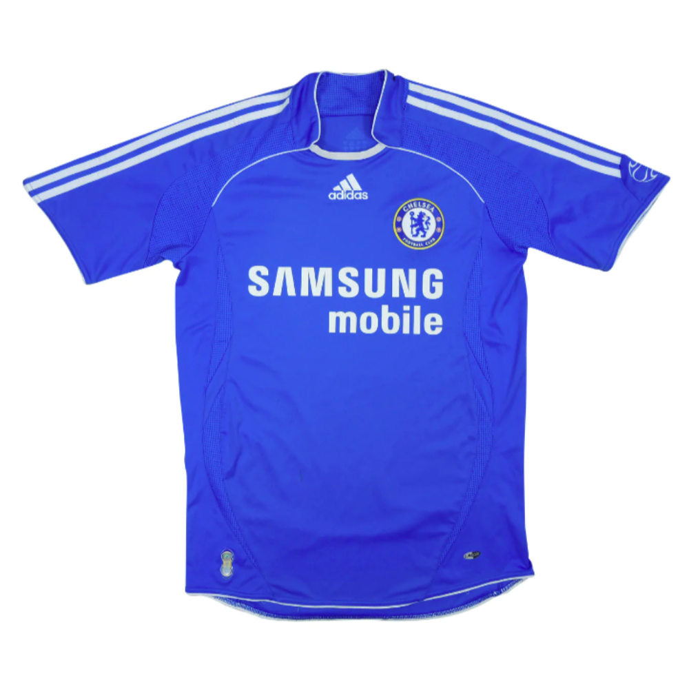 Chelsea 2006-08 Home Shirt (L) (DROGBA 11) (Very Good)_2
