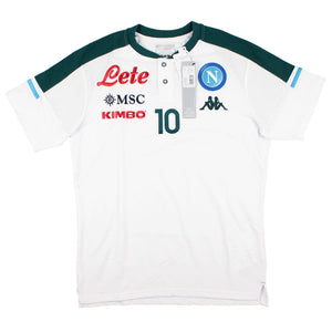 Napoli 2020-21 Kappa Training Shirt #10 (M) (Excellent)_0