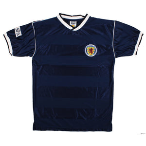 Scotland 1986-88 Score Draw Retro Home Shirt (M) (GEMMILL 7) (Excellent)_2