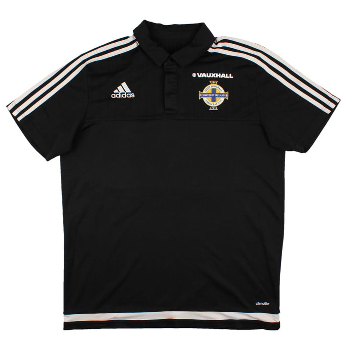 Northern Ireland 2016-17 Adidas Polo Shirt (L) (Very Good)