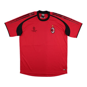 AC Milan 2004-05 Adidas Champions League Training Shirt (L) (Amoroso 37) (Very Good)_2