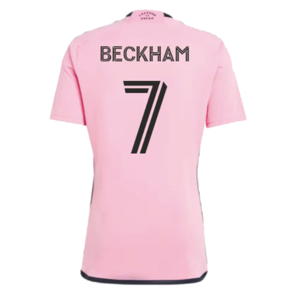 Inter Miami 2024-2025 home shirt (Beckham 7) (S) (Excellent)_0