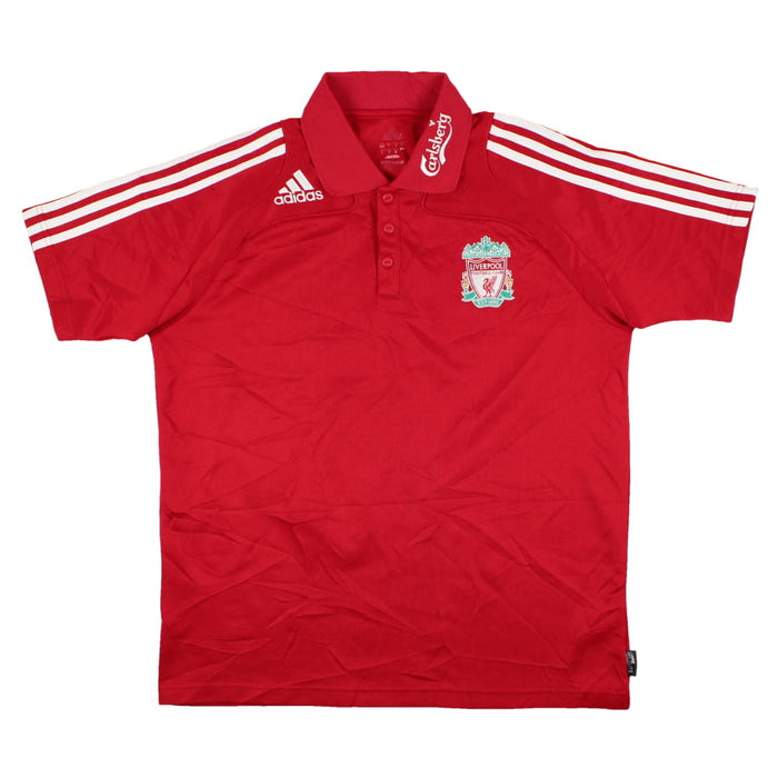 Liverpool 2008-09 Adidas Polo Shirt (XL) (Very Good)