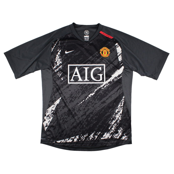 Manchester United 2007-08 Nike Training Shirt (M) (Excellent)