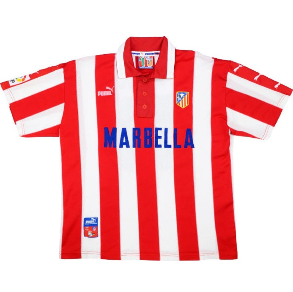 Atletico Madrid 1997 1998 Home Shirt M Excellent Classic Football Kit