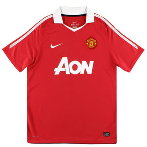 Manchester United 2010-11 Home Shirt (M) Chicharito #14 (Very Good)_1