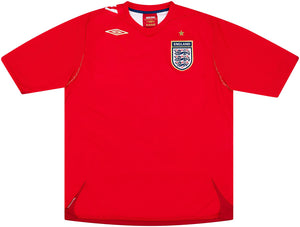 England 2006-08 Away Shirt (L) (GASCOIGNE 8) (Very Good)_2