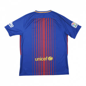 Barcelona 2017-18 Home Shirt (XL) (Excellent)_1