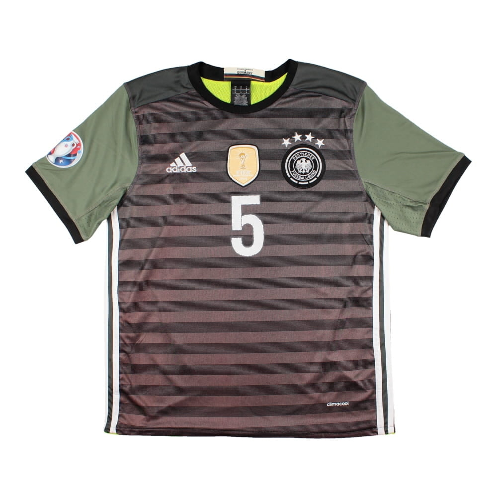 Germany 2016-18 Away Shirt (Hummels #5) (S) (Excellent)_1
