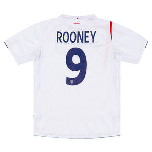 England 2005-07 Home Shirt (Rooney #9) (Excellent)_1