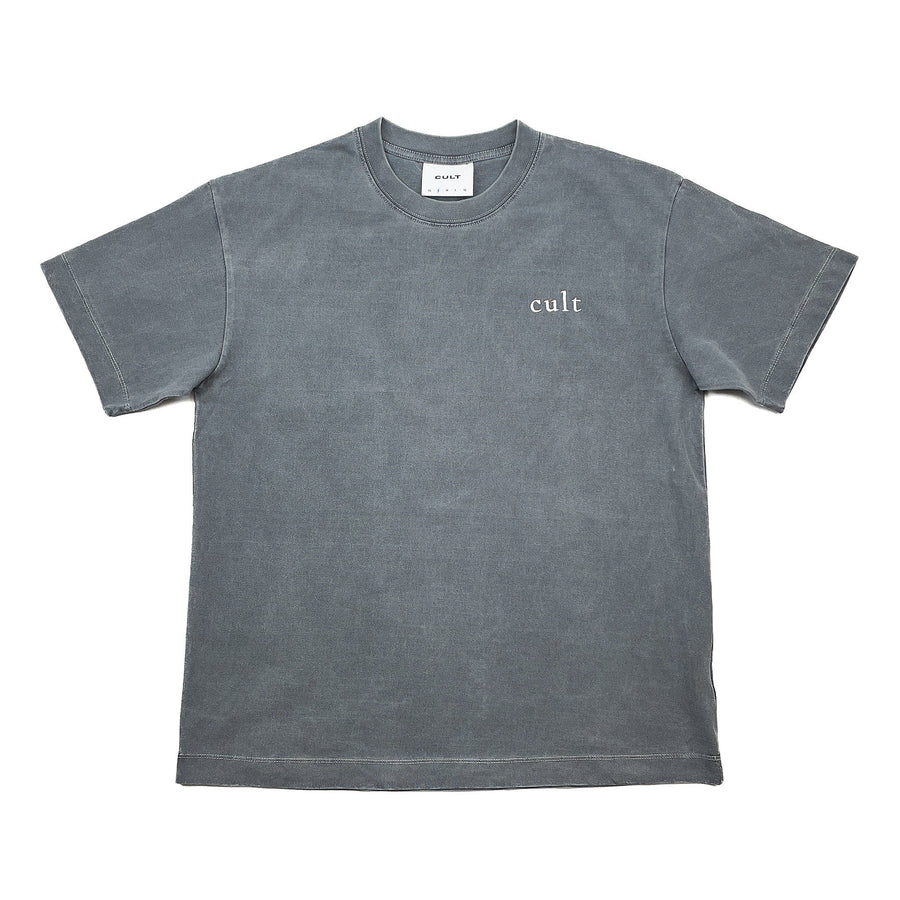 Südchina besticktes Kult-T-Shirt – Anthrazit