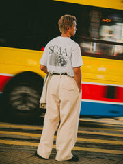 South China Grafik-T-Shirt – Schwarz