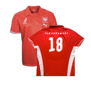 Poland 2008-09 Away Shirt (XL) (Excellent) (Lewandowski 18)_0