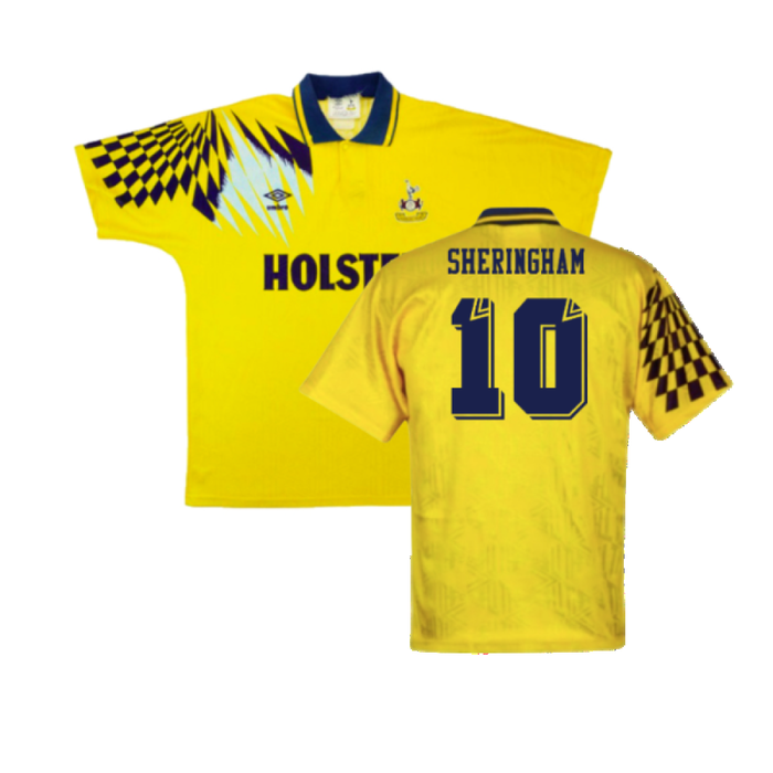 Tottenham 1991-94 Away Shirt (L) (Excellent) (SHERINGHAM 10)