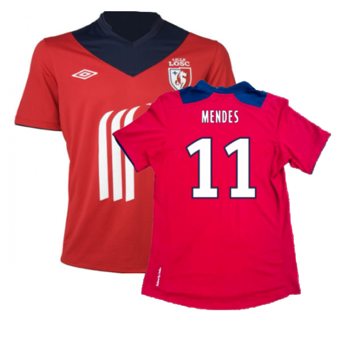 Lille 2012-13 Home Shirt (Very Good) (Mendes 11)