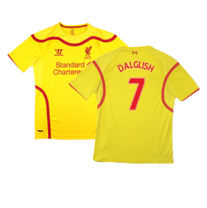 Liverpool 2014-15 Warrior Away Shirt (Very Good) (DALGLISH 7)