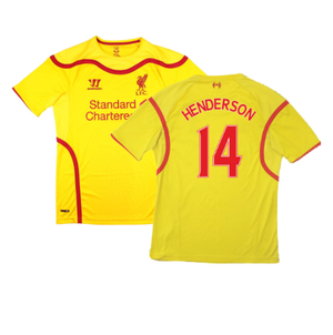 2014-15 Liverpool Warrior Away Shirt (Mint) (HENDERSON 14)_0