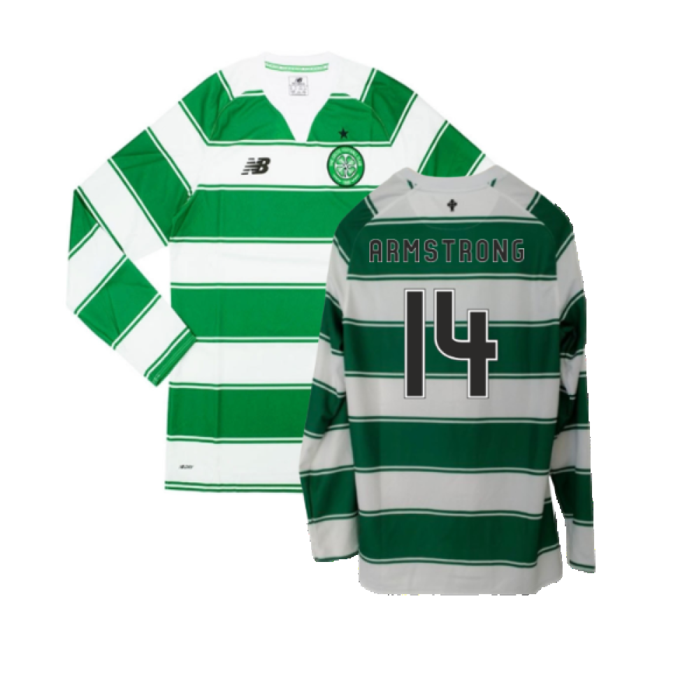 Celtic 2015-16 Long Sleeve Home Shirt (3XL) (Excellent) (Armstrong 14)_0