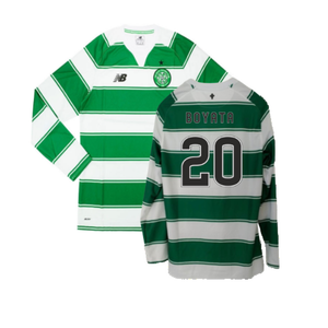 Celtic 2015-16 Long Sleeve Home Shirt (3XL) (Excellent) (Boyata 20)_0