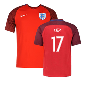 England 2016-17 Away Football Shirt (XL.Boys) (Excellent) (Dier 17)_0