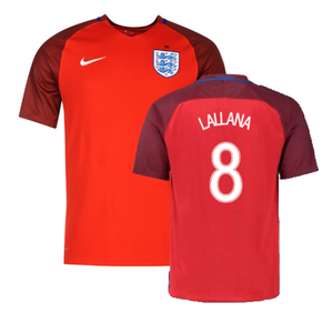 England 2016-17 Away Football Shirt (XL.Boys) (Excellent) (Lallana 8)_0