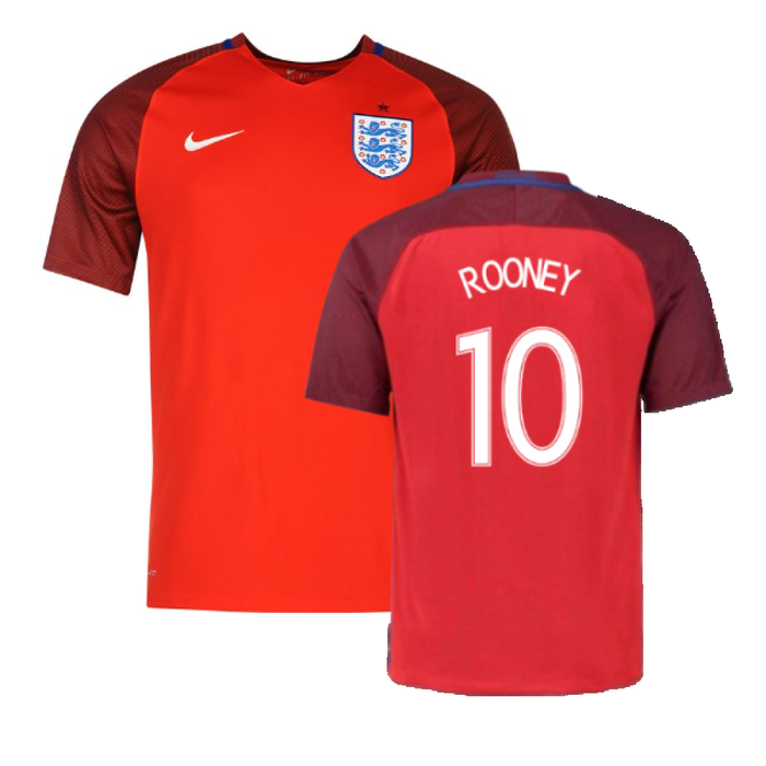 England 2016-17 Away Football Shirt (XL.Boys) (Excellent) (Rooney 10)