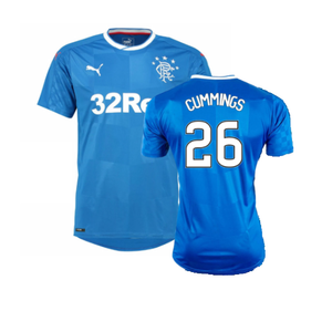 Rangers 2016-17 Home Shirt (M) (Very Good) (Cummings 26)_0