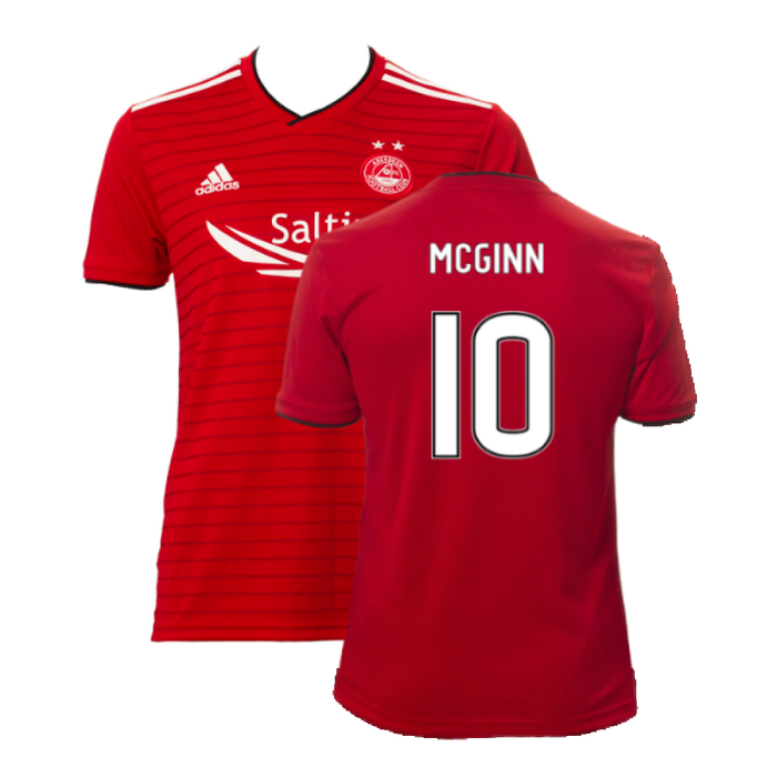 Aberdeen 2018-19 Home Shirt (Excellent) (McGinn 10)