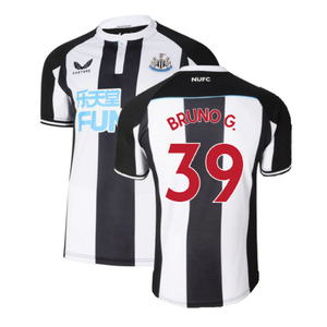 2021-2022 Newcastle United Home Shirt (S) Saint-Maximin #10 (Excellent) (BRUNO G. 39)_0