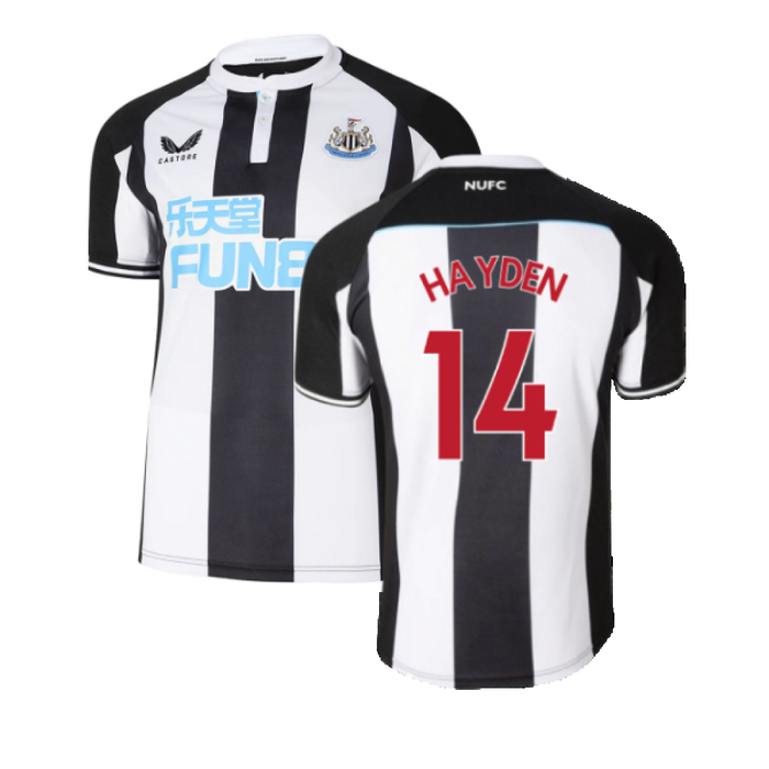 2021-2022 Newcastle United Home Shirt (XL) (Excellent) (HAYDEN 14)