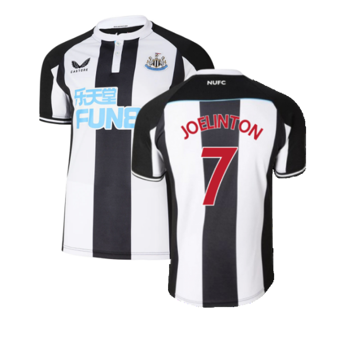 2021-2022 Newcastle United Home Shirt (M) (Mint) (JOELINTON 7)