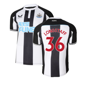 2021-2022 Newcastle United Home Shirt (XL) (Excellent) (LONGSTAFF 36)_0