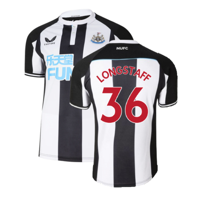 2021-2022 Newcastle United Home Shirt (S) Saint-Maximin #10 (Excellent) (LONGSTAFF 36)