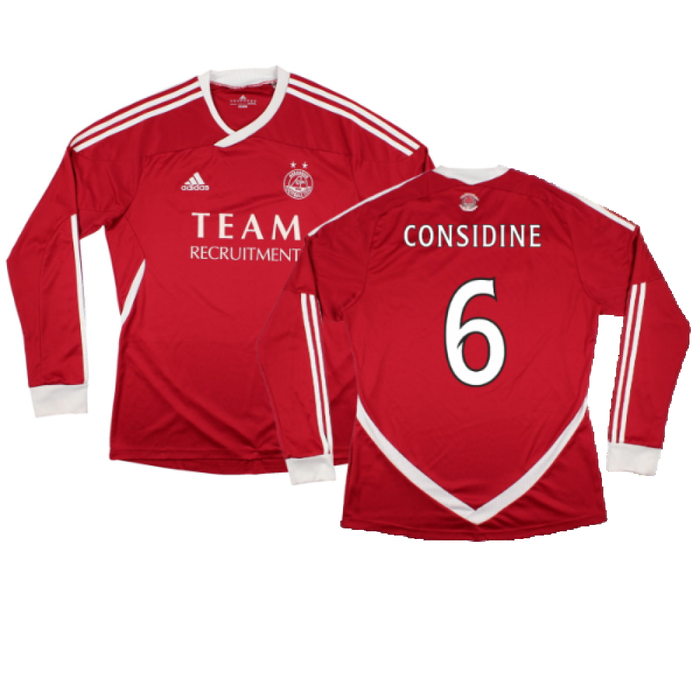 Aberdeen 2011-2012 Home Long Sleeve Shirt (L) (Very Good) (Considine 6)