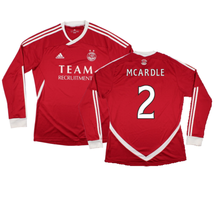 Aberdeen 2011-2012 Home Long Sleeve Shirt (L) (Very Good) (McArdle 2)