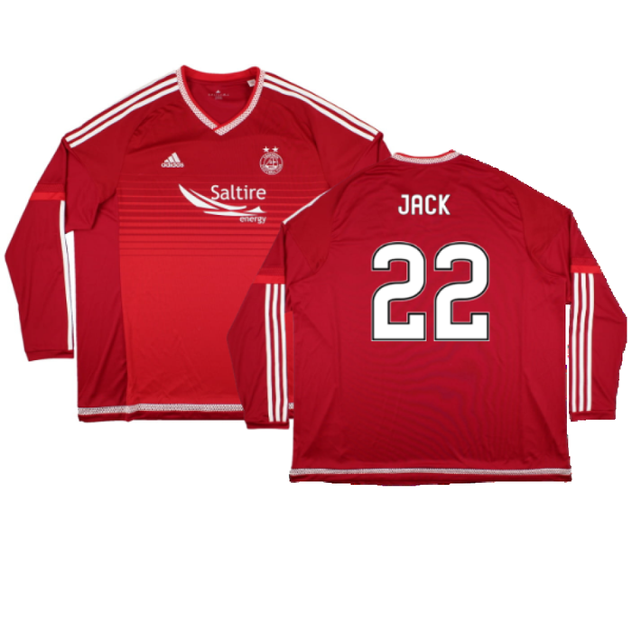 Aberdeen 2015-2016 Home Long Sleeve (3XL) (Excellent) (Jack 22)