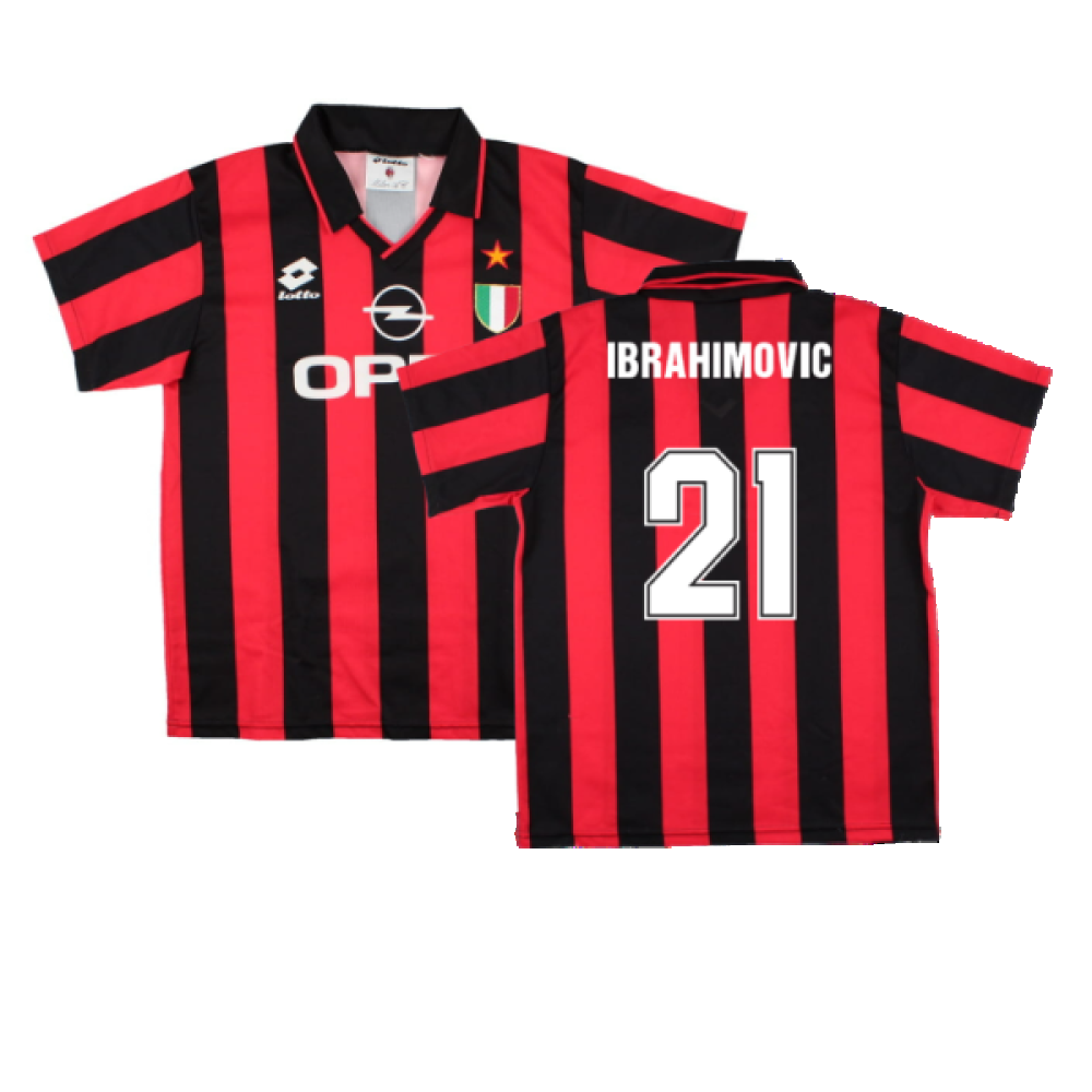 Ac milan jersey ibrahimovic fashion