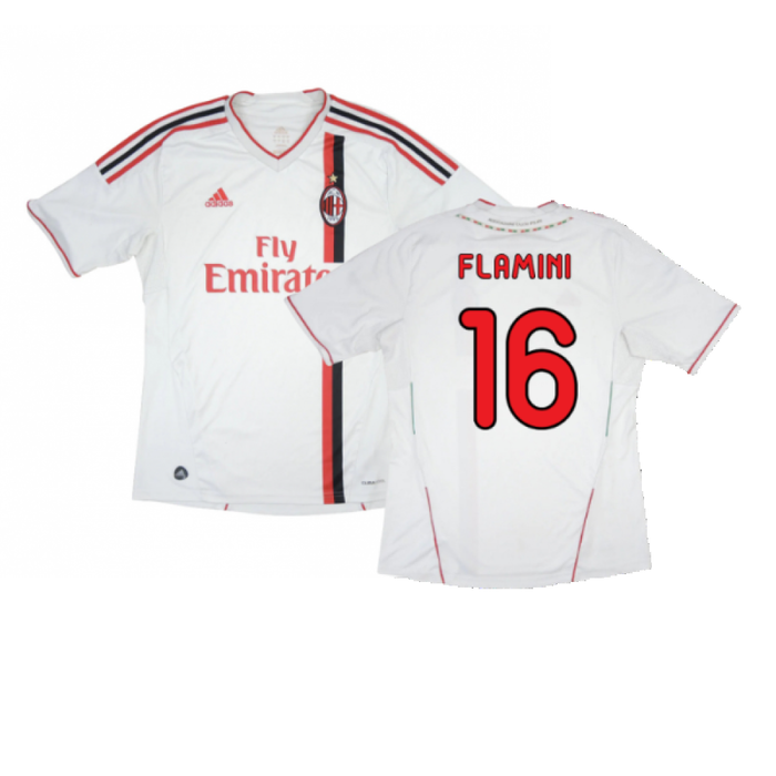 AC Milan 2011-12 Away Shirt (XXL) (Good) (Flamini 16)