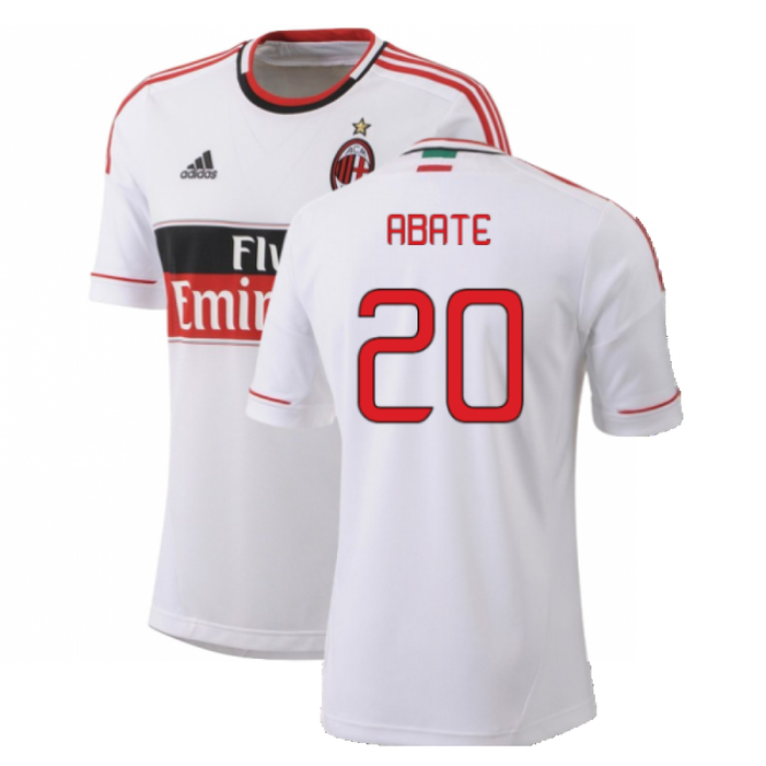 AC Milan 2012-13 Away Shirt (M) (Good) (Abate 20)