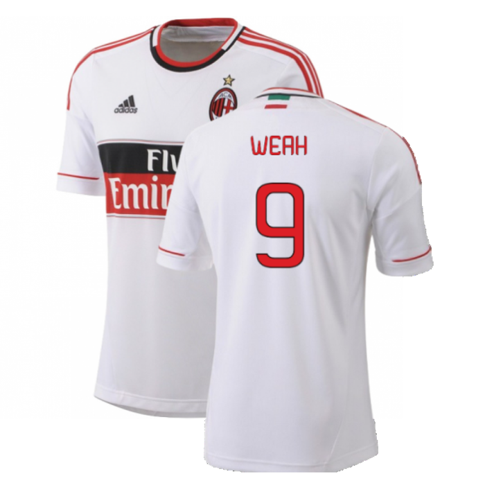 AC Milan 2012-13 Away Shirt (XSB) (Mint) (Weah 9)