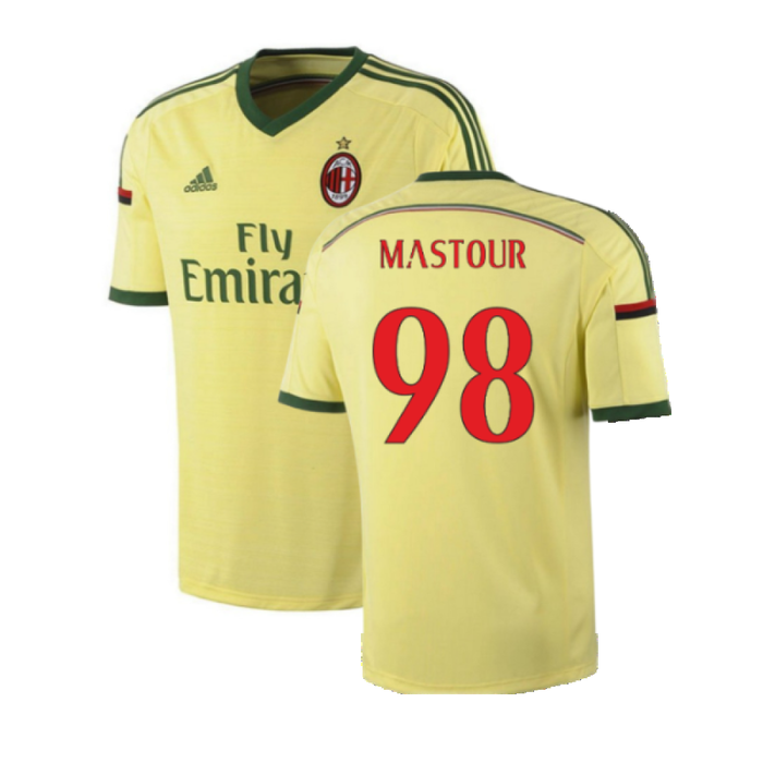 AC Milan 2014-15 Third Shirt (XL) (Very Good) (Mastour 98)