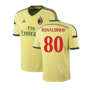 AC Milan 2014-15 Third Shirt (XL) (Very Good) (Ronaldinho 80)_0