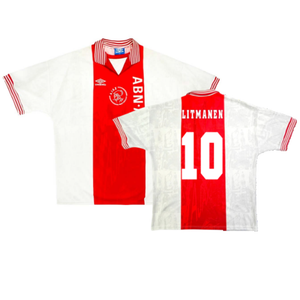 Ajax 1996-97 Home Shirt (Excellent) (Litmanen 10)_0