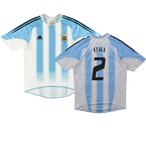 Argentina 2004-05 Home Shirt (XL) (Good) (Ayala 2)_0