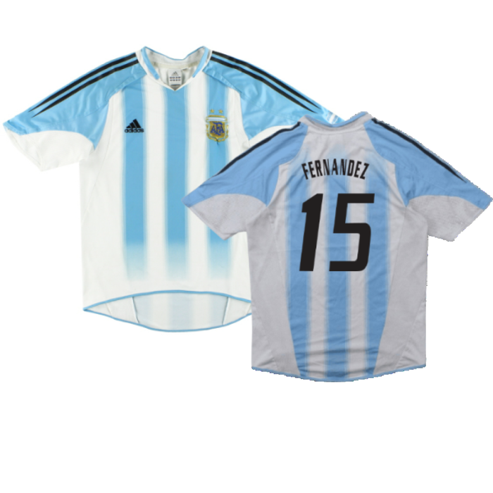 Argentina 2004-05 Home Shirt (XL) (Good) (Fernandez 15)